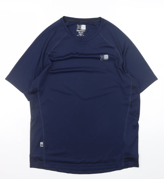 Karrimor Men's Blue Short Sleeve Running T-Shirt Size S