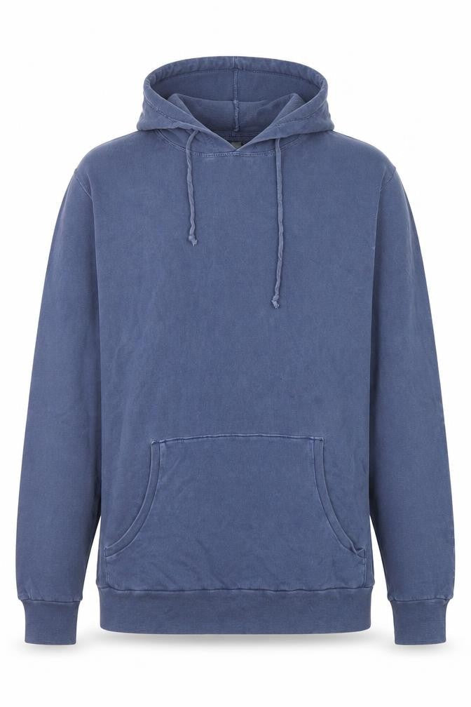 Rich Honey Men's Blue Pullover Hoodie Size M Cotton Casual
