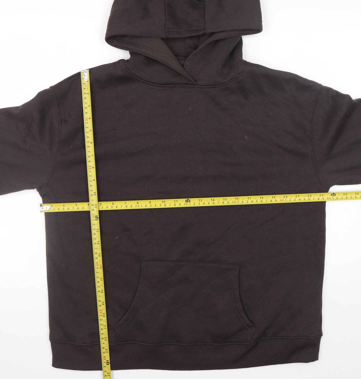 Primark Cares Women’s Black Pullover Hoodie L Cotton Blend