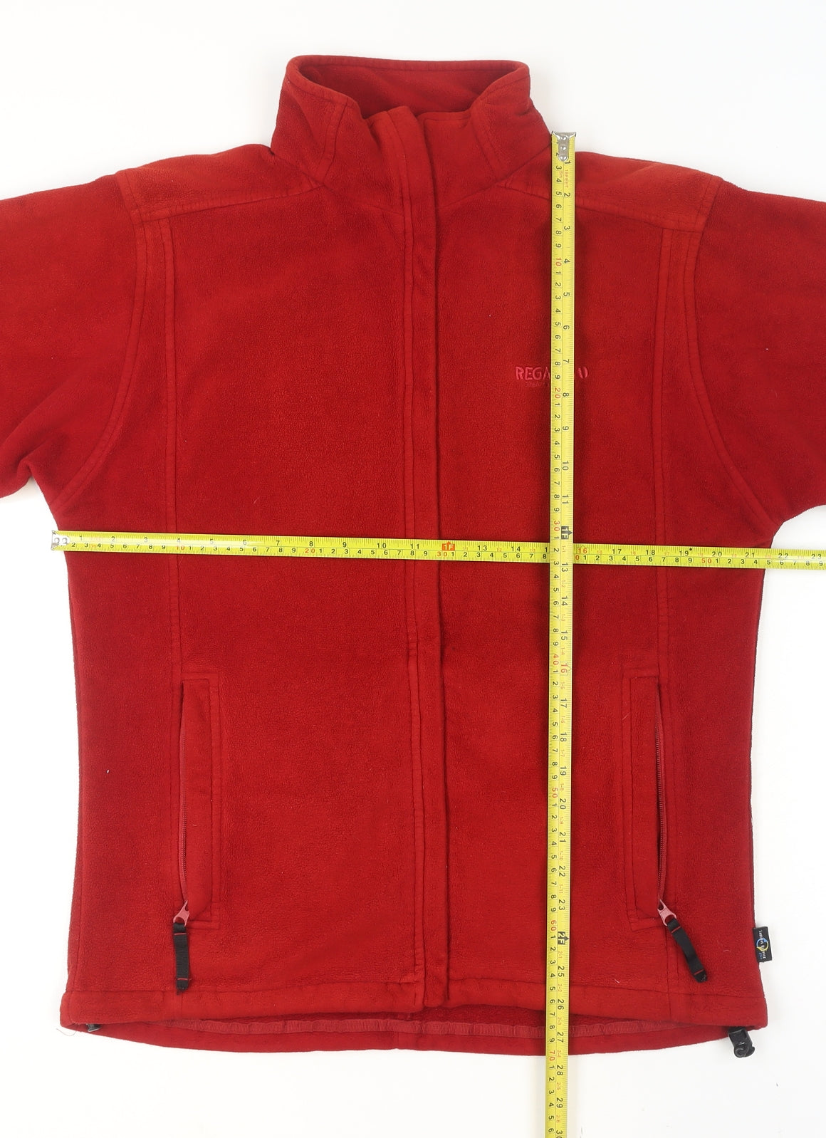Regatta Women Red Fleece Full Zip Jacket Size 12