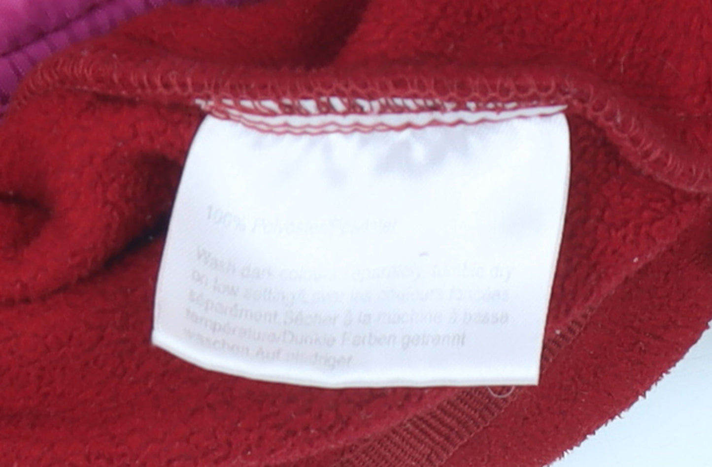 Regatta Women Red Fleece Full Zip Jacket Size 12