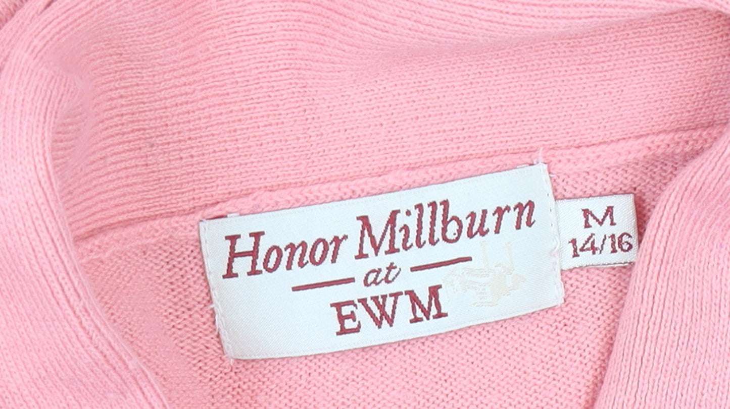 Honor Millburn at EWM Women's Pink 14/16 Long Sleeve Knit Jumper