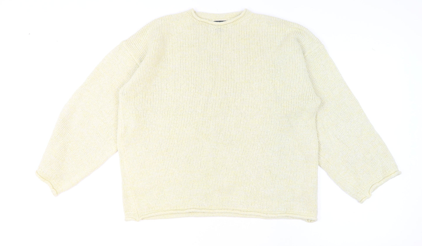 ASOS DESIGN Women’s Beige Chunky Knit Crew Neck Jumper Size S
