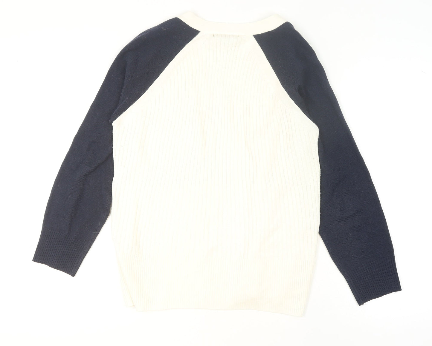Marks and Spencer Women’s Ivory Knit Raglan Sleeve Open Cardigan M