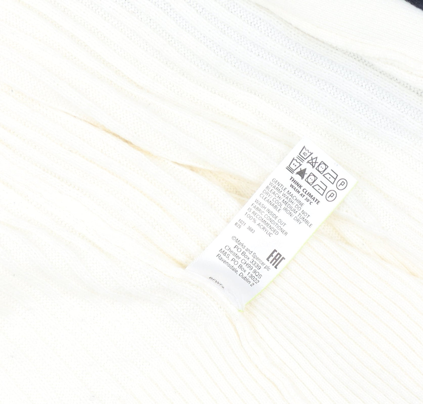 Marks and Spencer Women’s Ivory Knit Raglan Sleeve Open Cardigan M