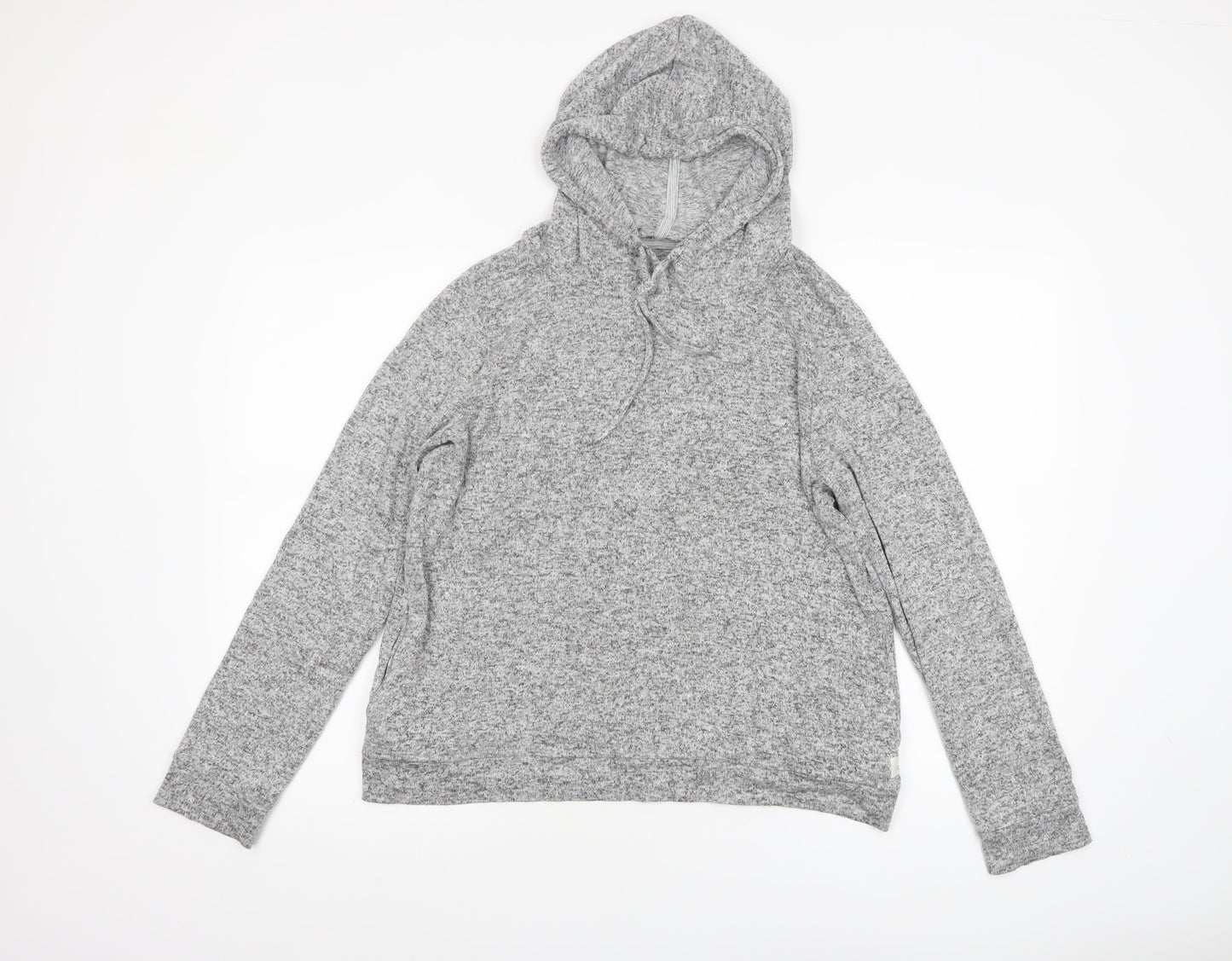 FatFace Womens Grey Long Sleeve Hooded Lounge Top UK 12