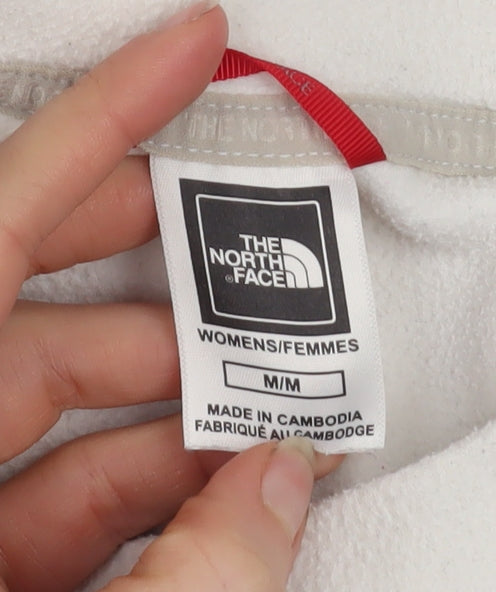 The North Face Womens Beige Fleece Pullover Sweatshirt Size M
