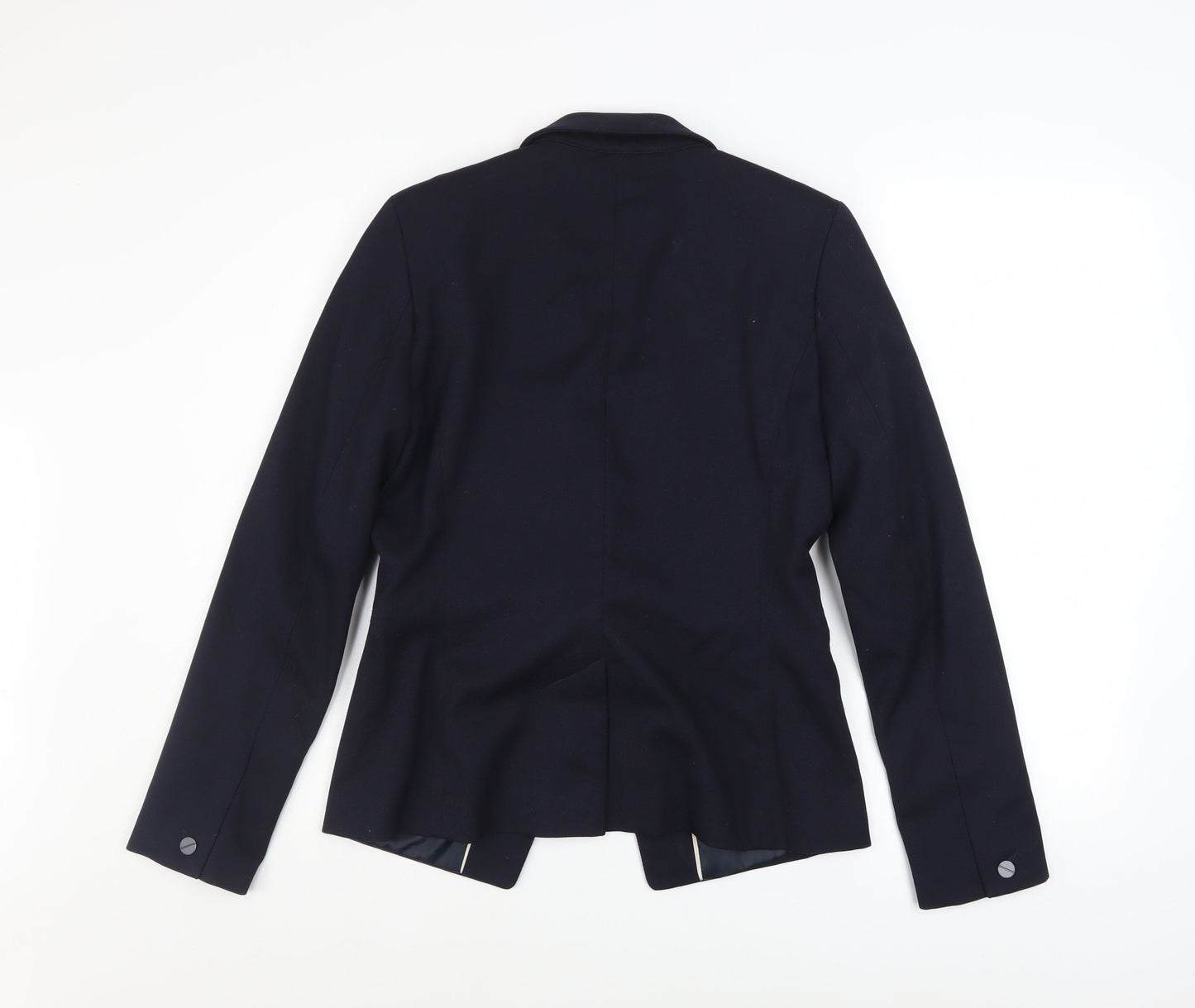 Next Tailoring Navy Women's Size 10 Regular Single-Breasted Blazer Jacket