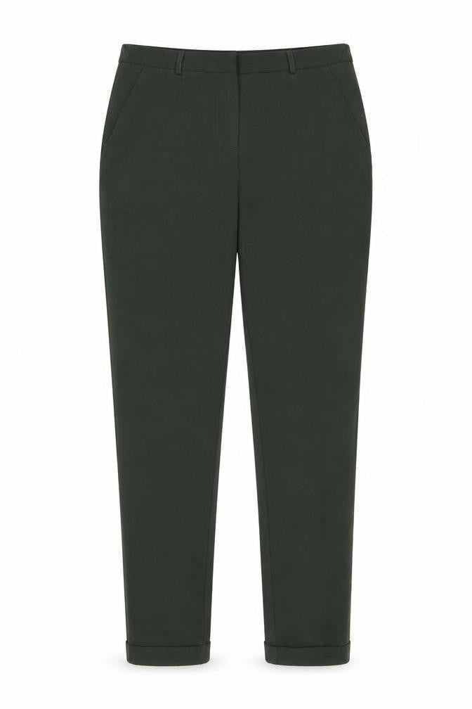 ASOS Women’s Green Slim Tapered Trousers Size 8 Workwear Style