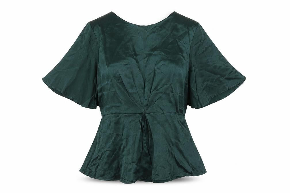 Monsoon Women’s Green Viscose Tunic Blouse Size 12