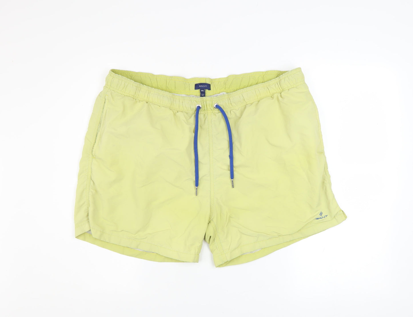 GANT Men's Yellow 2XL Swim Shorts Lightweight Quick Dry Polyamide