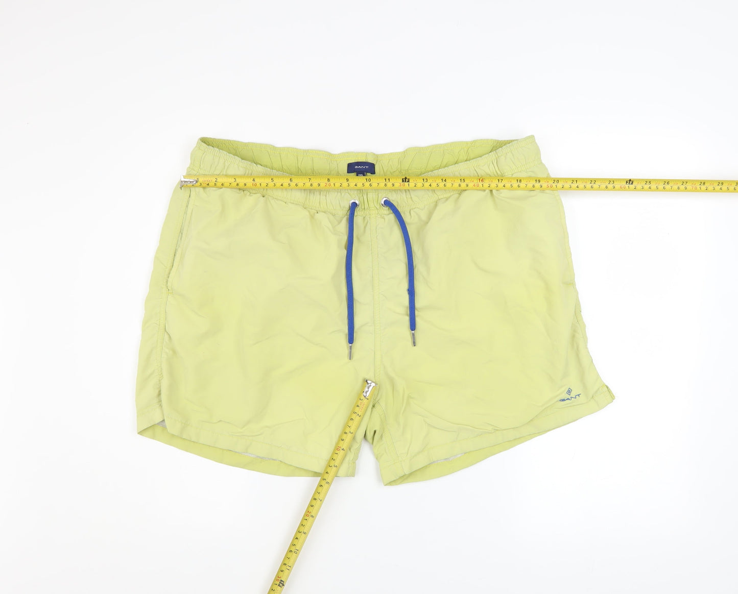 GANT Men's Yellow 2XL Swim Shorts Lightweight Quick Dry Polyamide