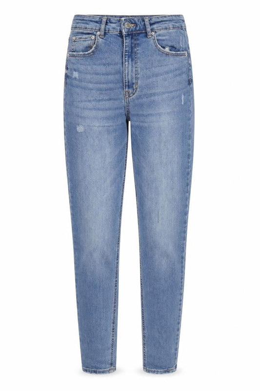 Pull&Bear Women Blue Size 8 High Rise Mom Jeans