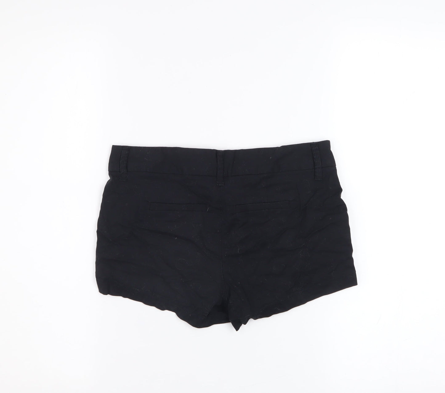 No Boundaries Women's Black Chino Shorts Size 4 Stretch Cotton