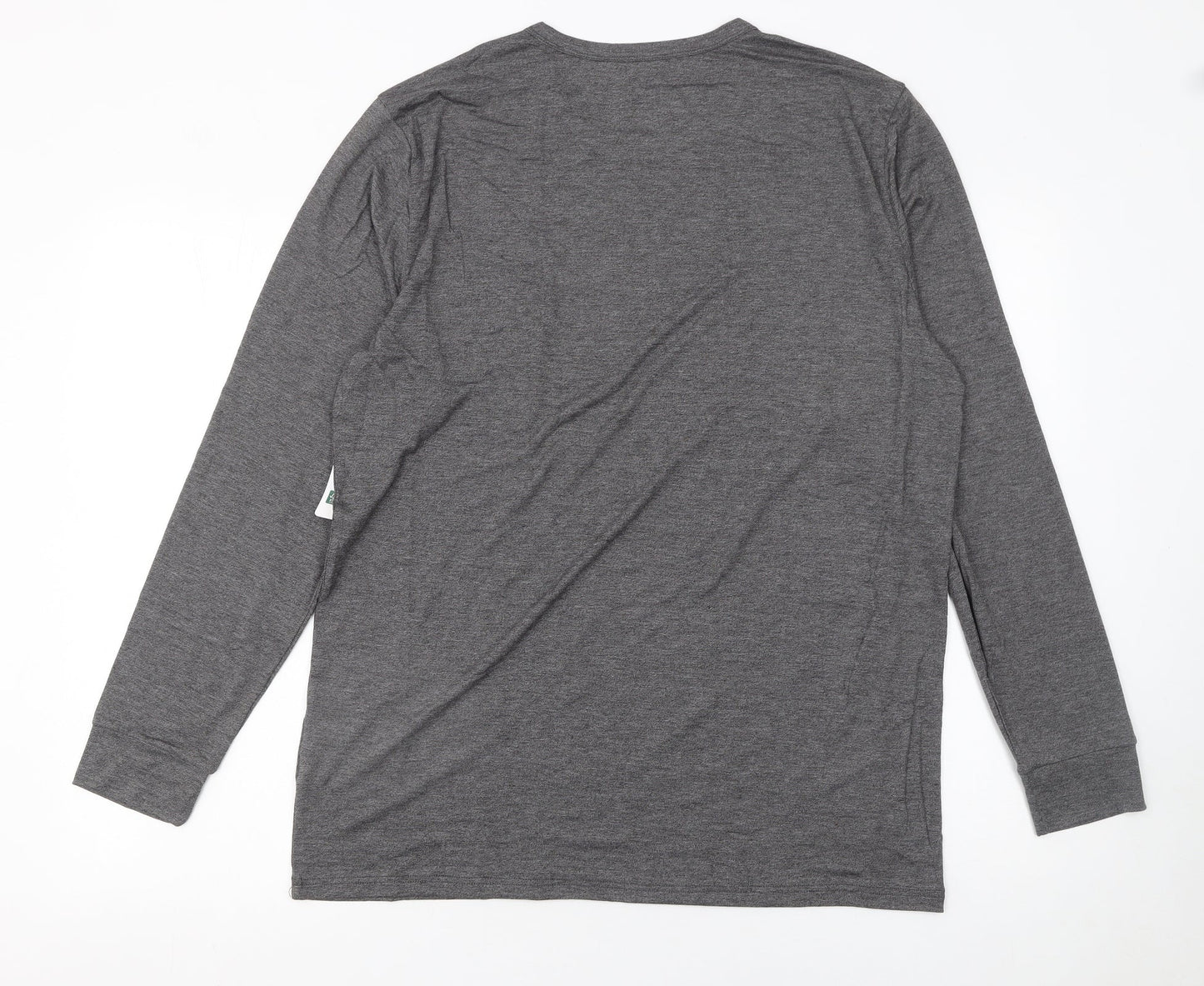 32 Degrees Heat Men's Grey Long Sleeve Thermal T-Shirt XL