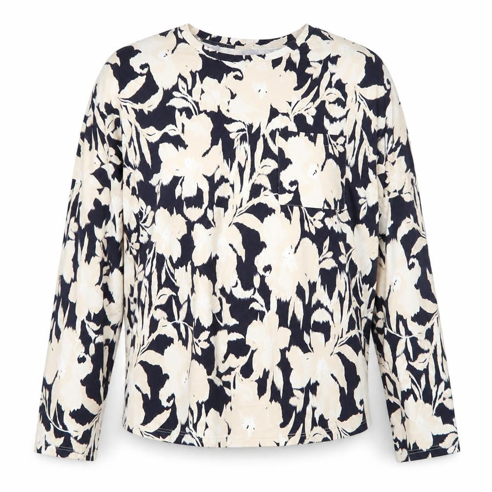 Originals Women's Multicoloured Floral Long Sleeve T-Shirt Size 12