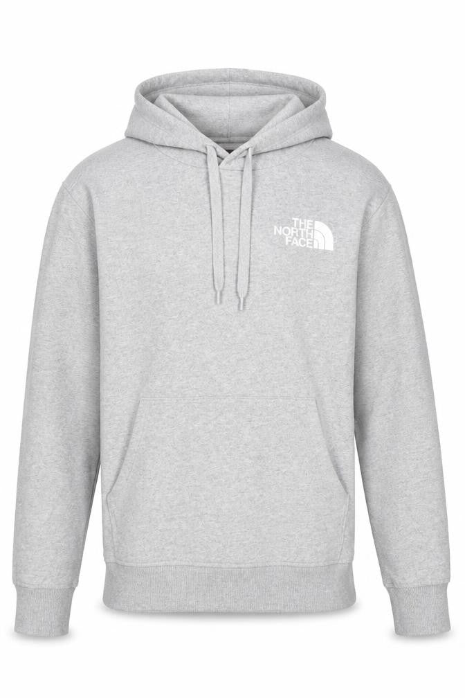 The North Face Men's Grey Pullover Hoodie S Graphic Japan Design