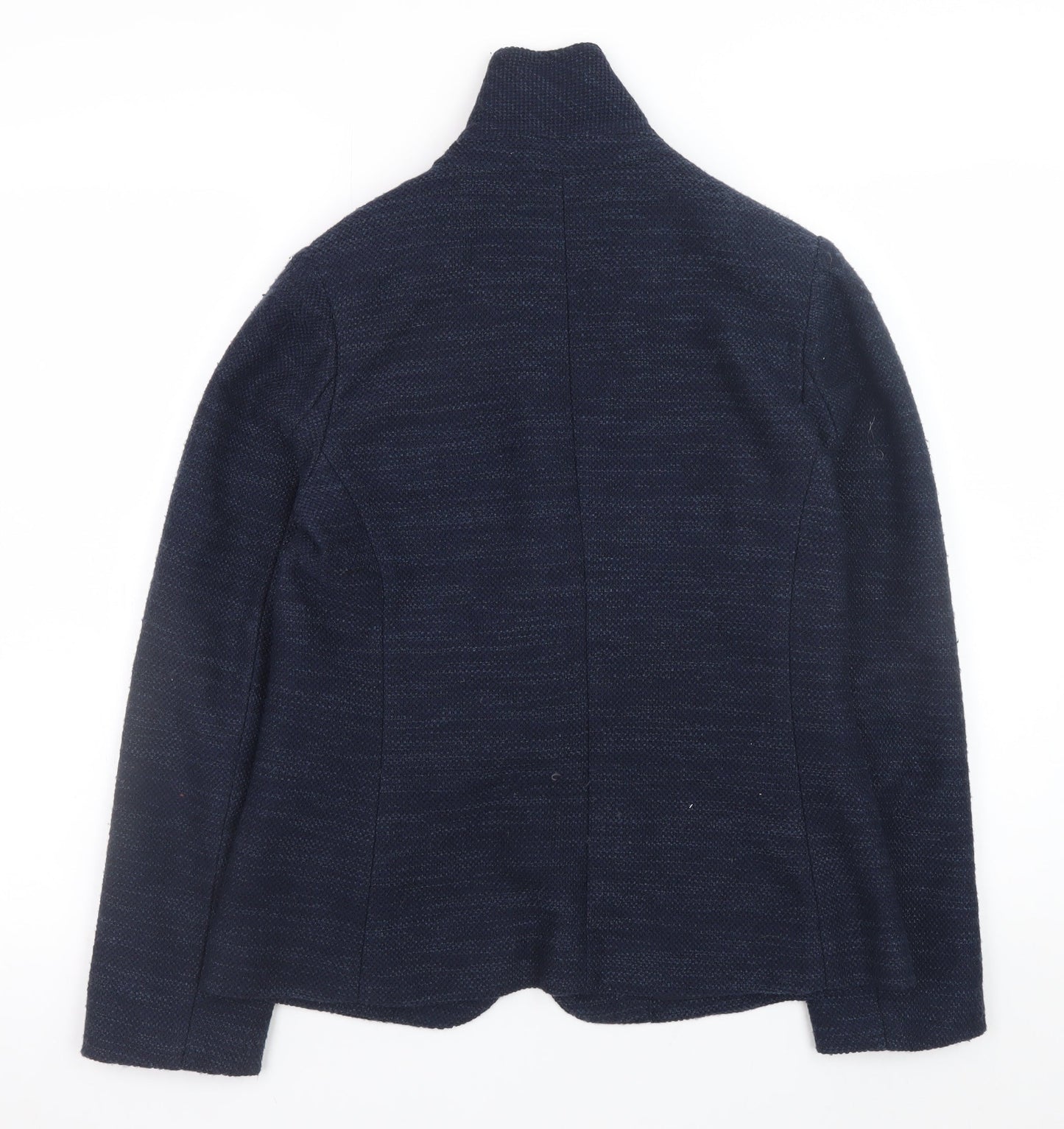 Hush Women's Blue Tweed Blazer Jacket Size 6