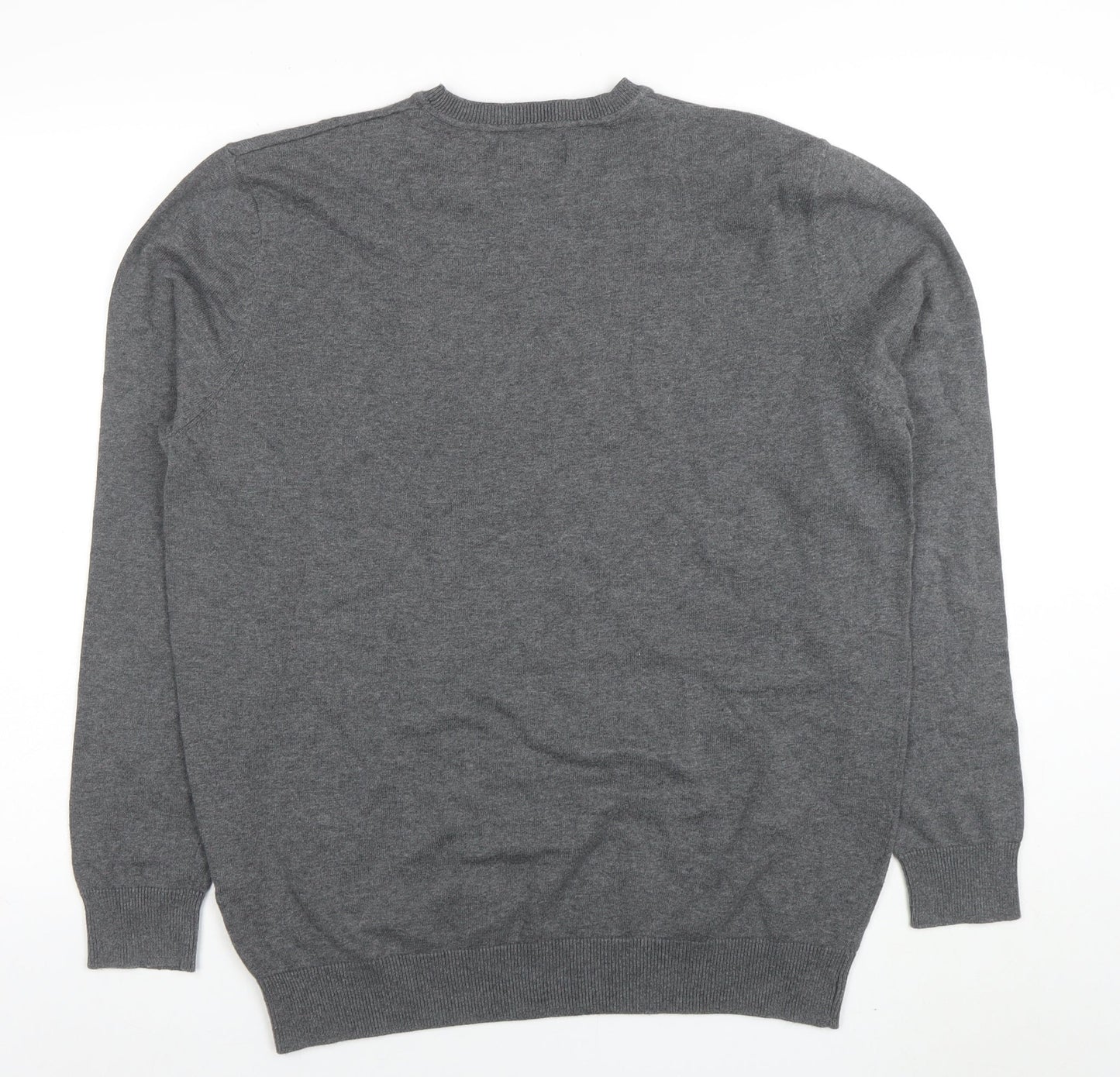 Springfield Men's Grey XL Pullover Jumper with Disturb Logo