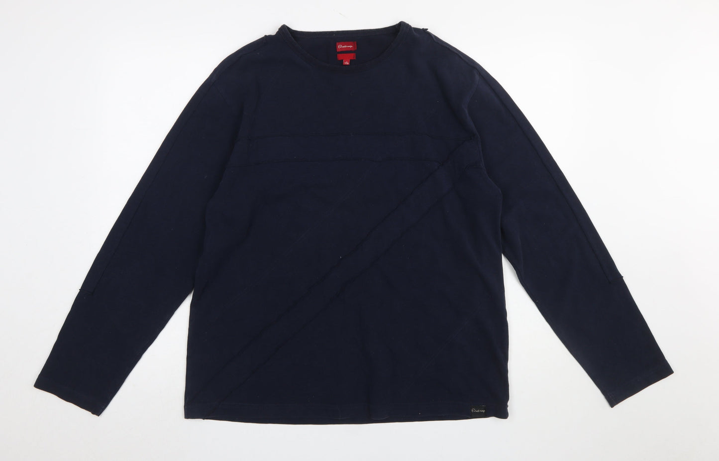 Firetrap Men's Blue XL Pullover Sweatshirt Long Sleeve Cotton