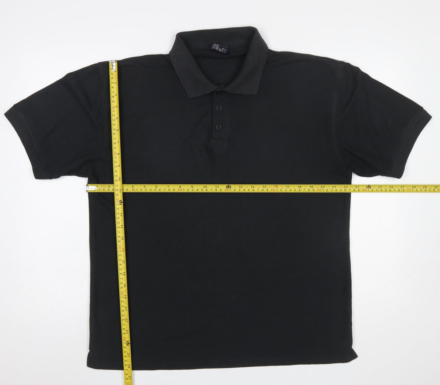 Portwest Men's Black Regular Fit Cotton Blend Work Polo Shirt L