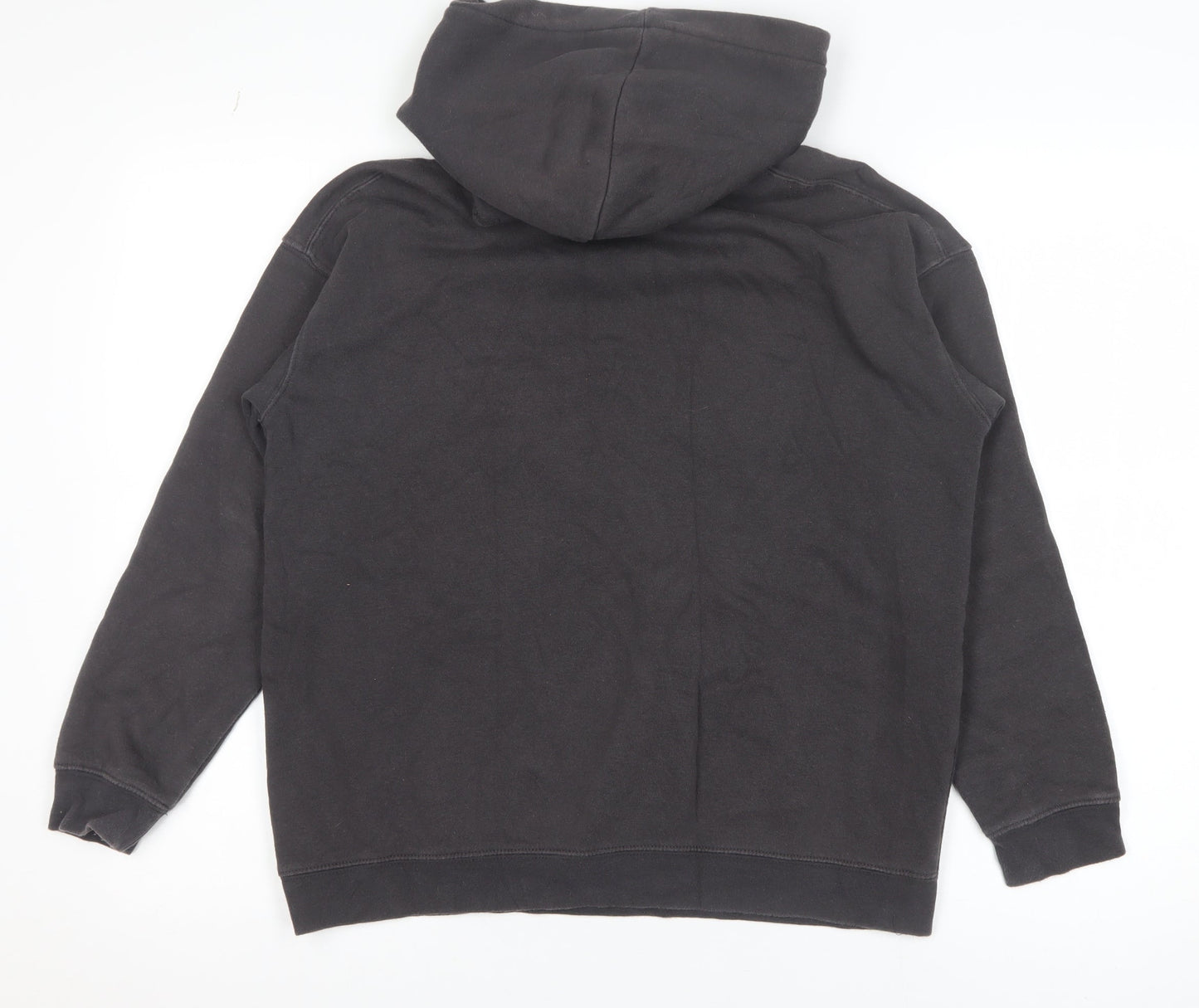 H&M Boys Black Pullover Hoodie 11-12 Years Cotton Blend Gamer Print