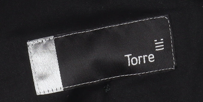 Torre Men's Grey Wool Mohair Blend Formal Dress Pants 42R