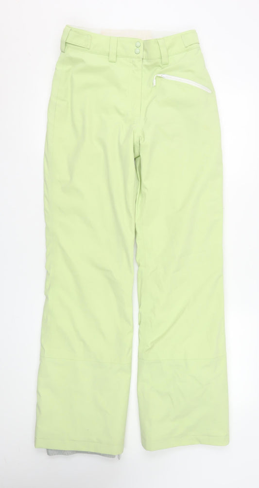 Sun Valley Womens Green Size 10 Snow Pants Waterproof Ski Trousers