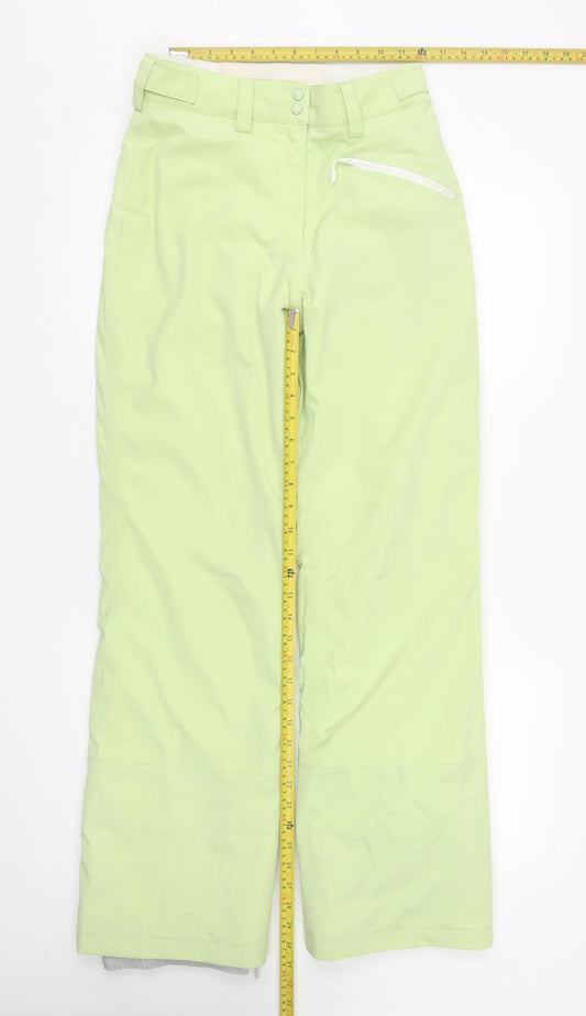 Sun Valley Womens Green Size 10 Snow Pants Waterproof Ski Trousers