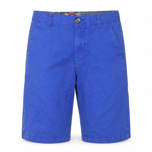 Lee Cooper Boys Blue Chino Shorts 11-12 Years Casual Cotton Blend
