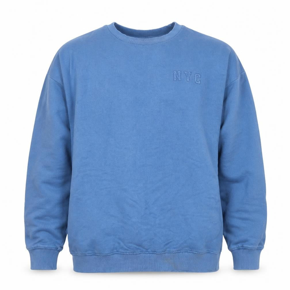 Marks and Spencer Men's Blue NYC Crew Neck Sweatshirt Size S