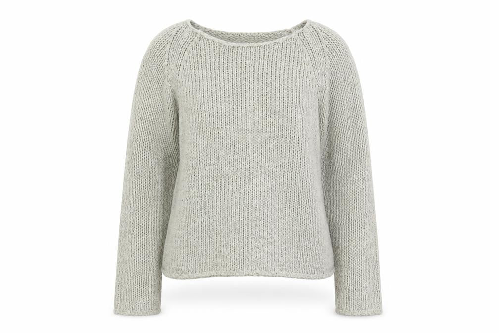 Next Women Beige Chunky Knit Crew Neck Pullover Jumper Size 8