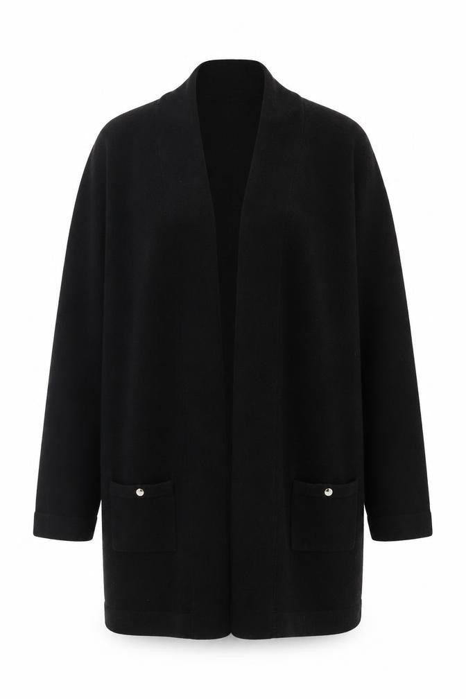 Bonmarché Women’s Black Knit Long Sleeve Open Cardigan M