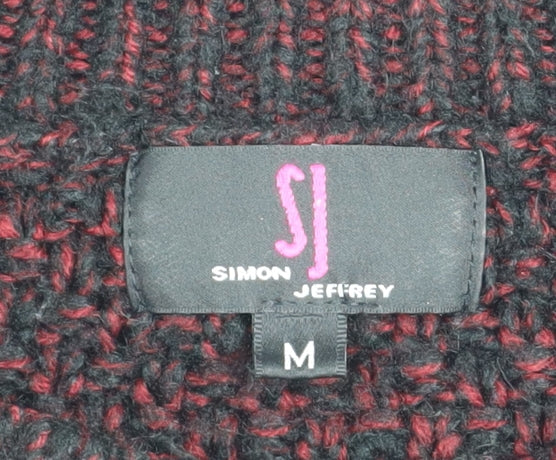 Simon Jeffrey Womens Multicoloured M Chunky Knit Long Sleeve Pullover Jumper