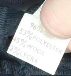 Viyella Women's Black Wool Blend Collarless Mid-Length Jacket UK 16
