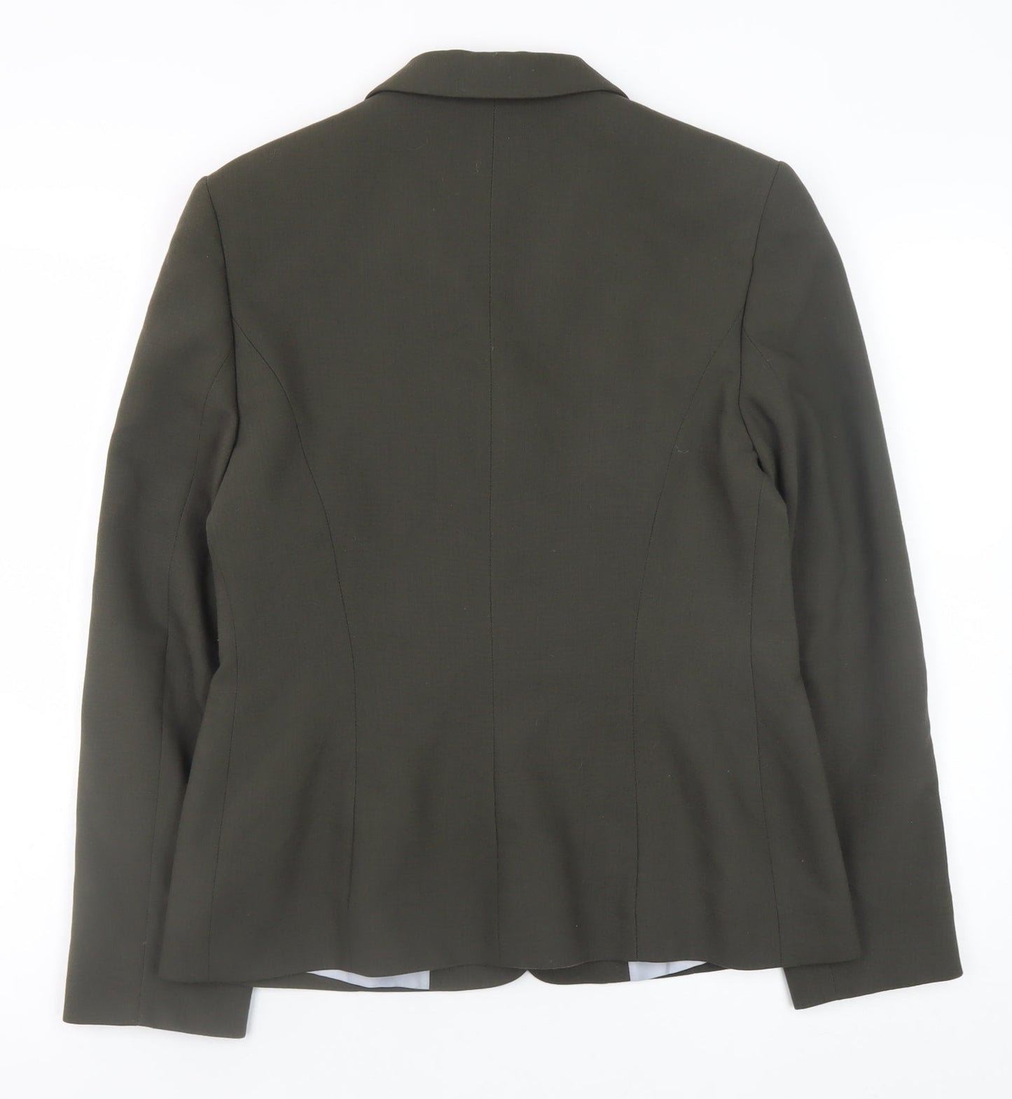 Monsoon Women Brown Blazer Size 12 Classic Workwear Jacket