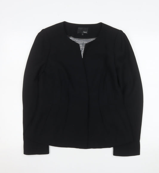 Next Women's Black Size 12 Regular Suit Jacket Polyester Lined Workwear