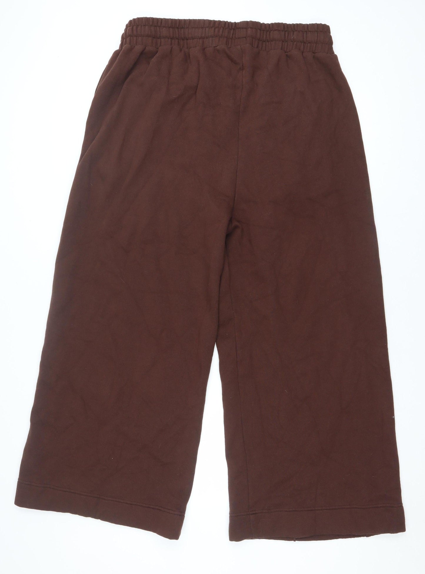 Ro&Zo Petite Women’s Brown Jersey Relaxed Tracksuit Sweatpants L