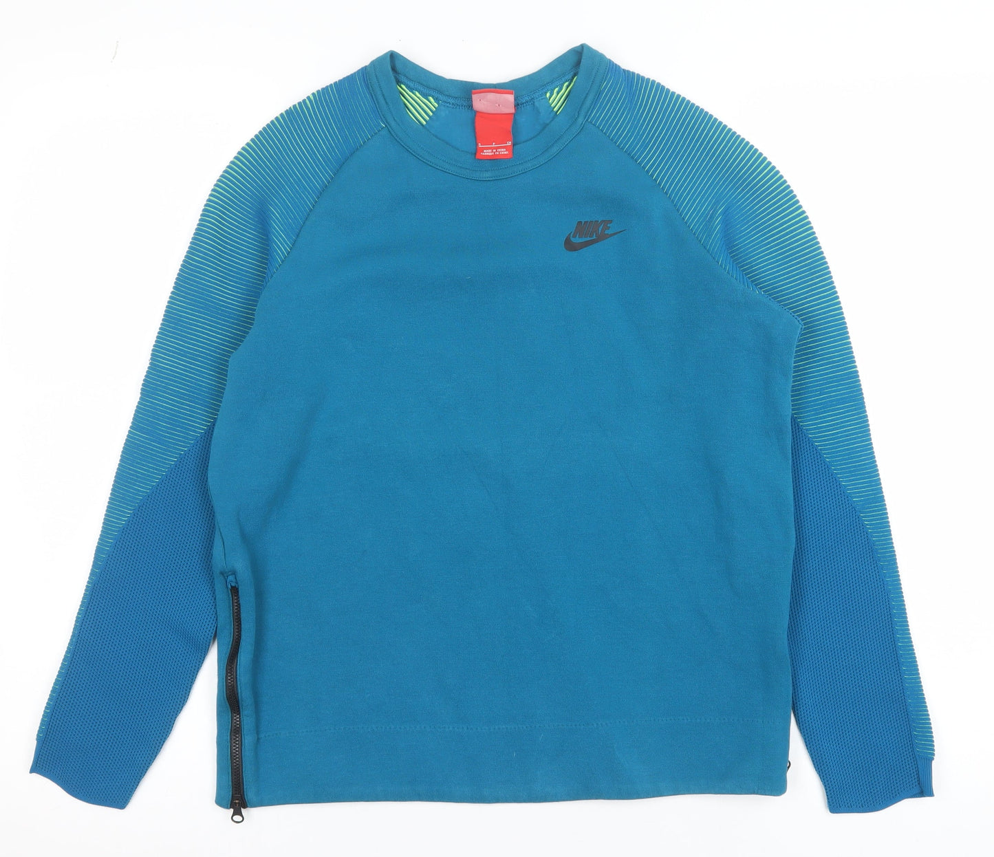 Nike Men's Blue Long Sleeve Pullover Sweatshirt Size L Sports Style