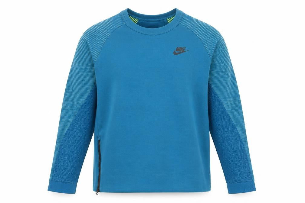 Nike Men's Blue Long Sleeve Pullover Sweatshirt Size L Sports Style