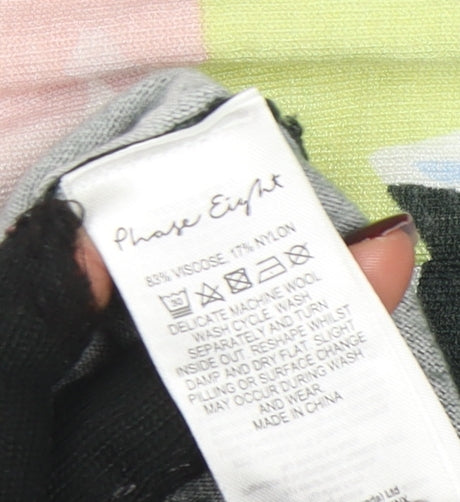 Phase Eight Women’s Multicoloured Floral Knit Tunic Blouse Size S