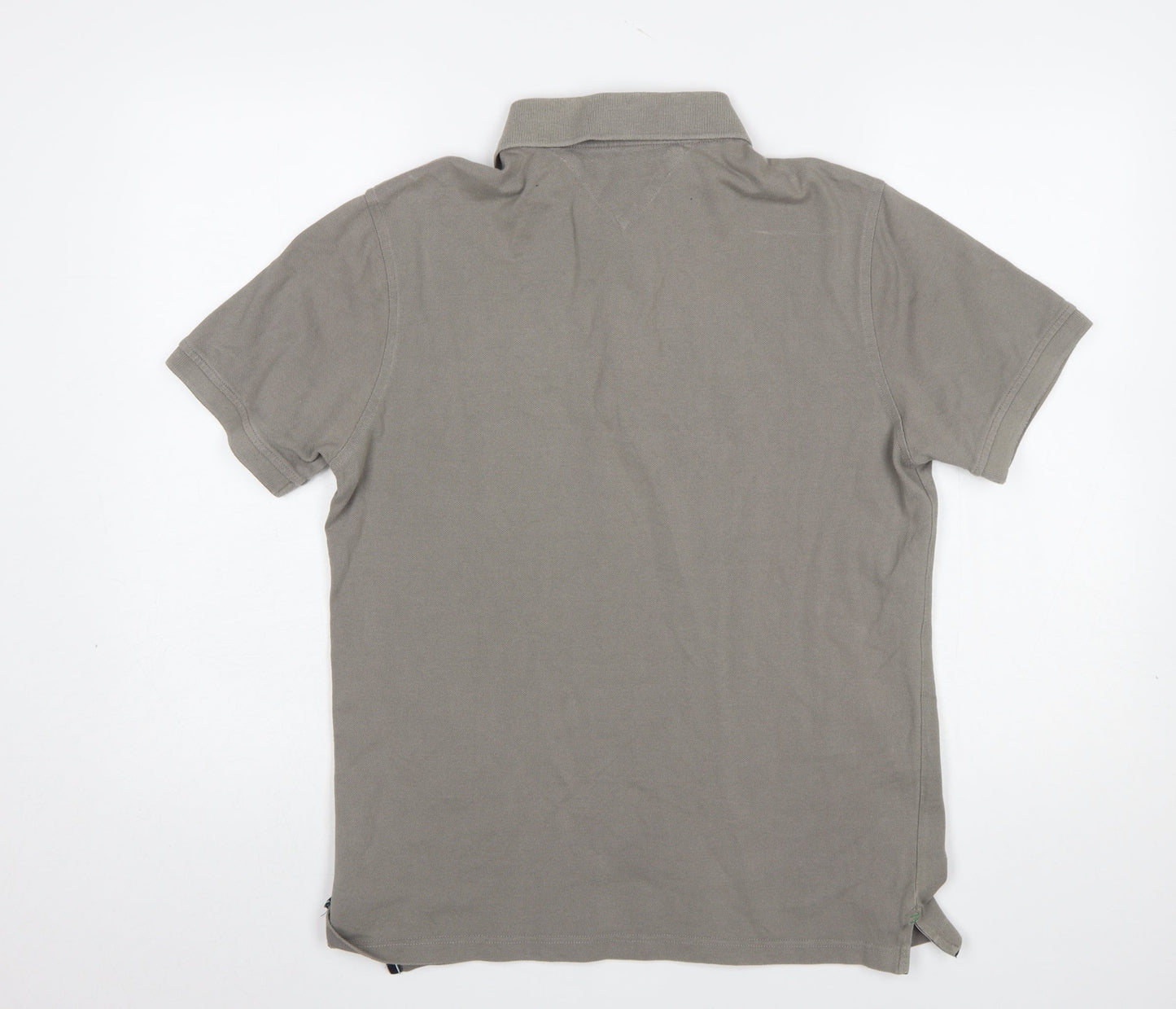 Tommy Hilfiger Men's Beige Golf Polo Shirt M Regular Fit Cotton