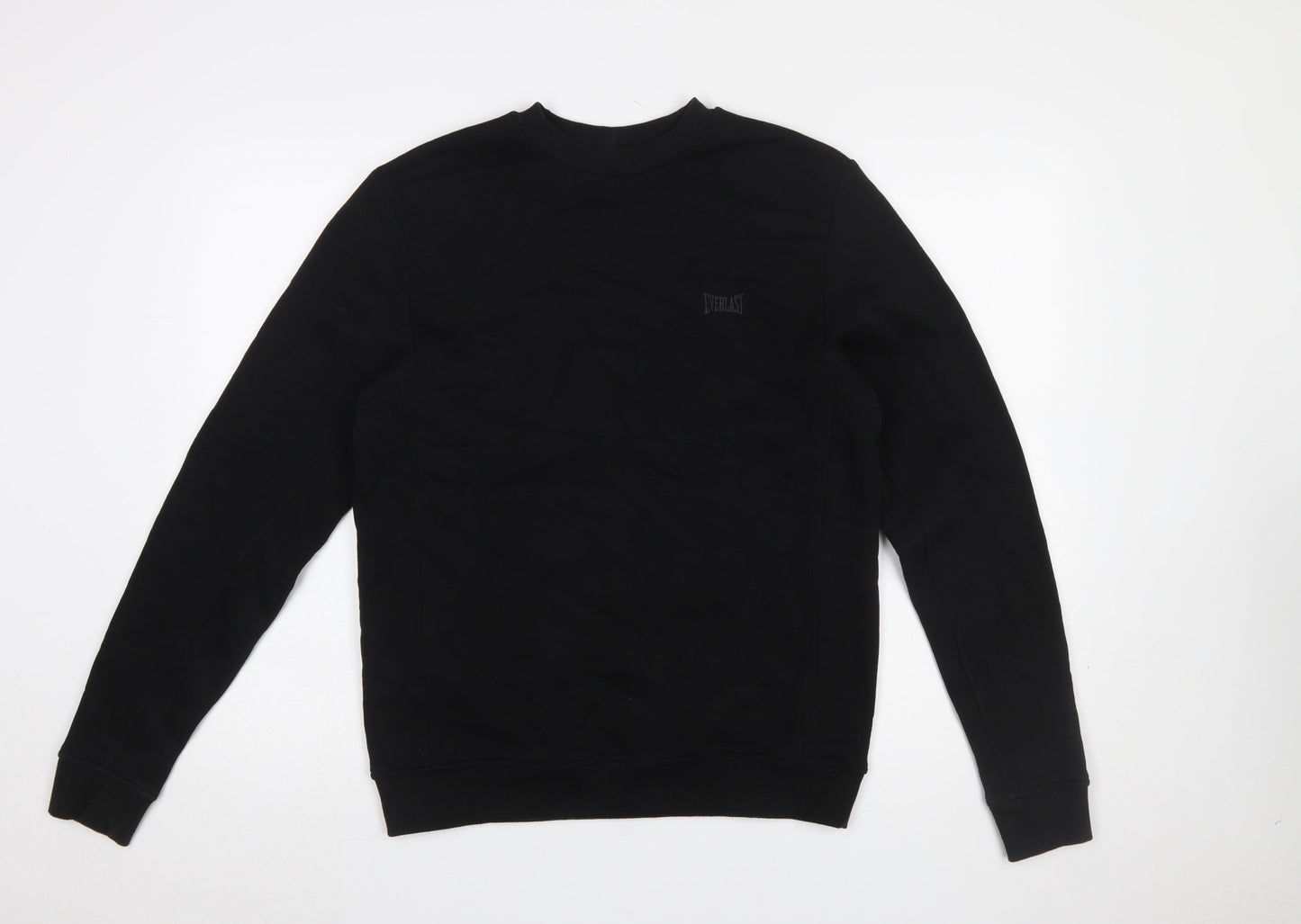 Everlast Men's Black Small Pullover Sweatshirt Crew Neck Fleece