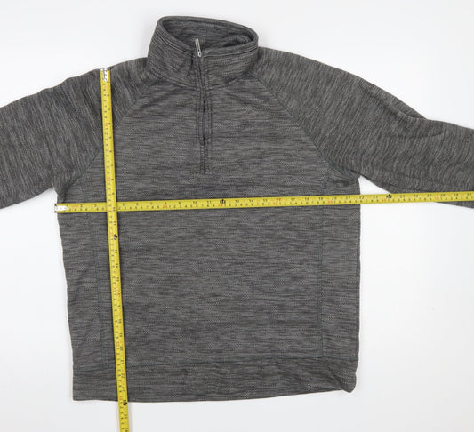Craghoppers Men's Grey 1/4 Zip Fleece Sweatshirt Size M