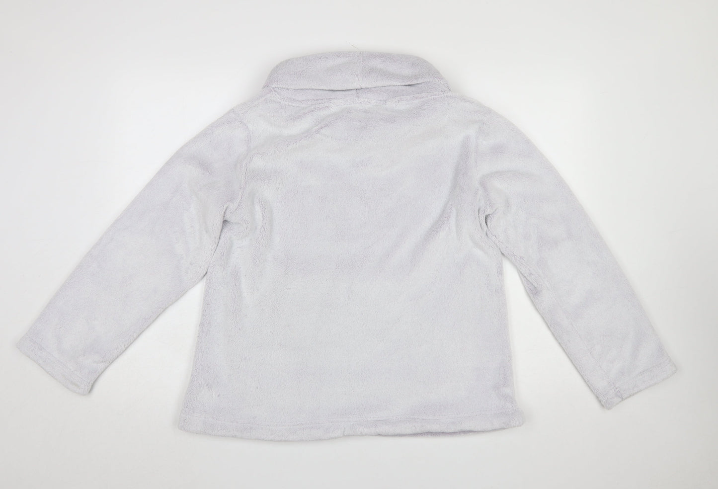 FatFace Women Lilac Pullover Fleece Sweatshirt UK 12 Regular Fit