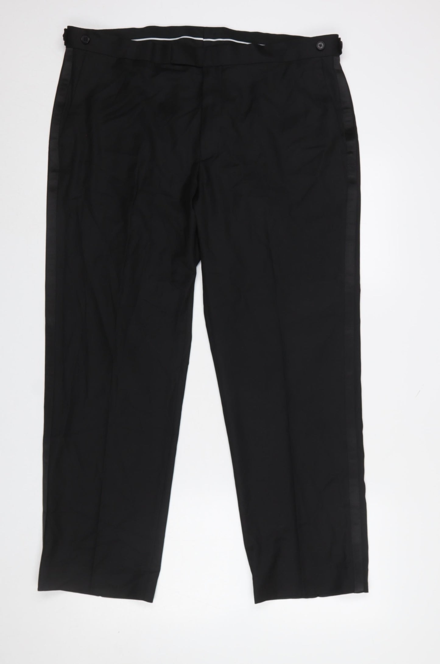 Marks and Spencer Men’s Black Regular Fit Dress Pants 38S
