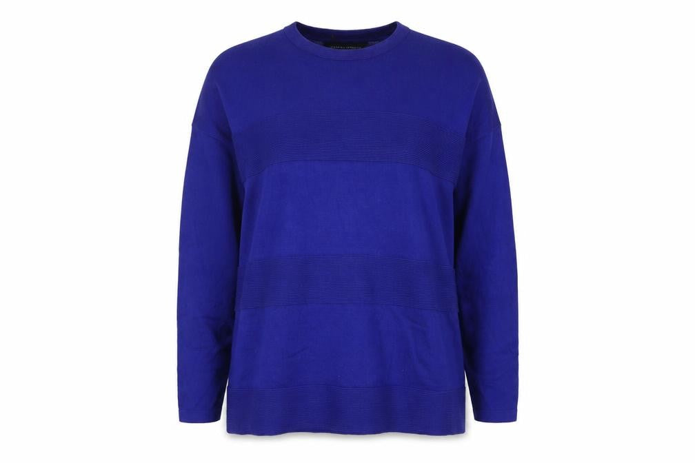 Dorothy Perkins Women’s Blue Crew Neck Long Sleeve Jumper UK 12