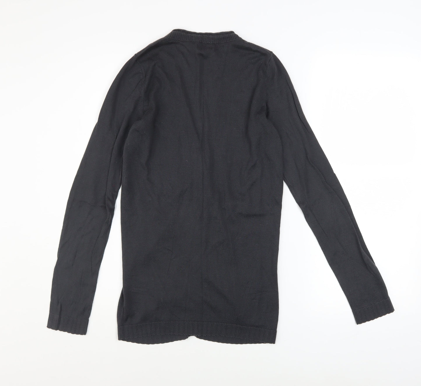 Gap Womens Black Cotton Button Cardigan Jumper Size M