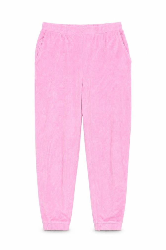 Zara Womens Pink Jogger Sweatpants M Cotton Blend Elastic Waist