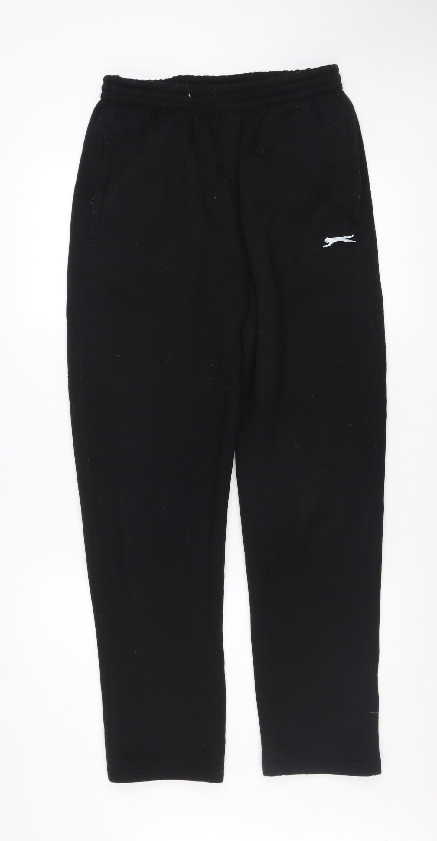 Slazenger Men's Black M Fleece Sweatpants Activewear Trousers